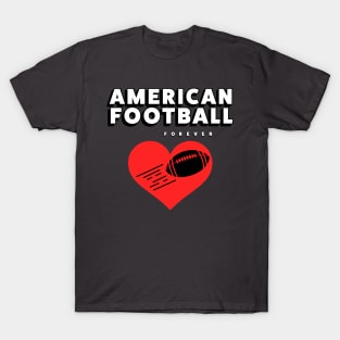 AMERICAN FOOTBALL HEART T-Shirt